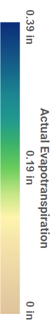 Actual Evapotranspiration scale of Center Pivot Irrigation System